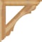Ekena Millwork Olympic Traditional Rough Sawn Bracket, Western Red Cedar, 4"W x 30"D x 30"H BKT04X30X30OLY01RWR - alternate 4